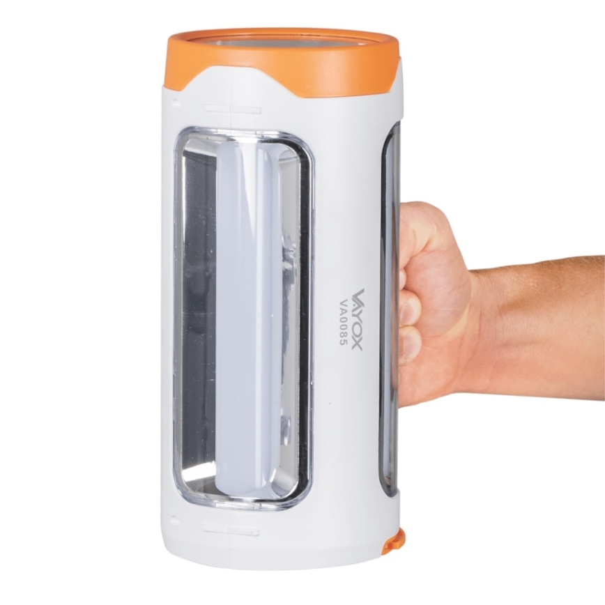 LED Prigušiva punjiva baterijska svjetiljka 2u1 s funkcijom powerbanka LED/5W/230V 3500 mAh