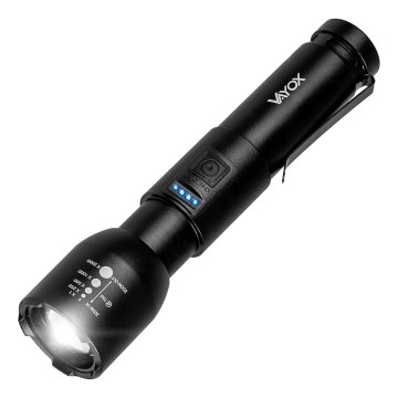 LED Prigušiva punjiva baterijska svjetiljka LED/20W/5V IPX4 800 lm 2000 mAh