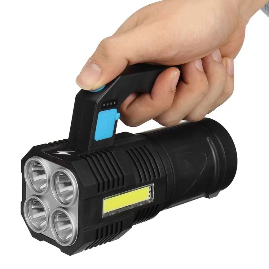 LED Prigušiva punjiva baterijska svjetiljka LED/5V IPX4 250 lm 1200 mAh