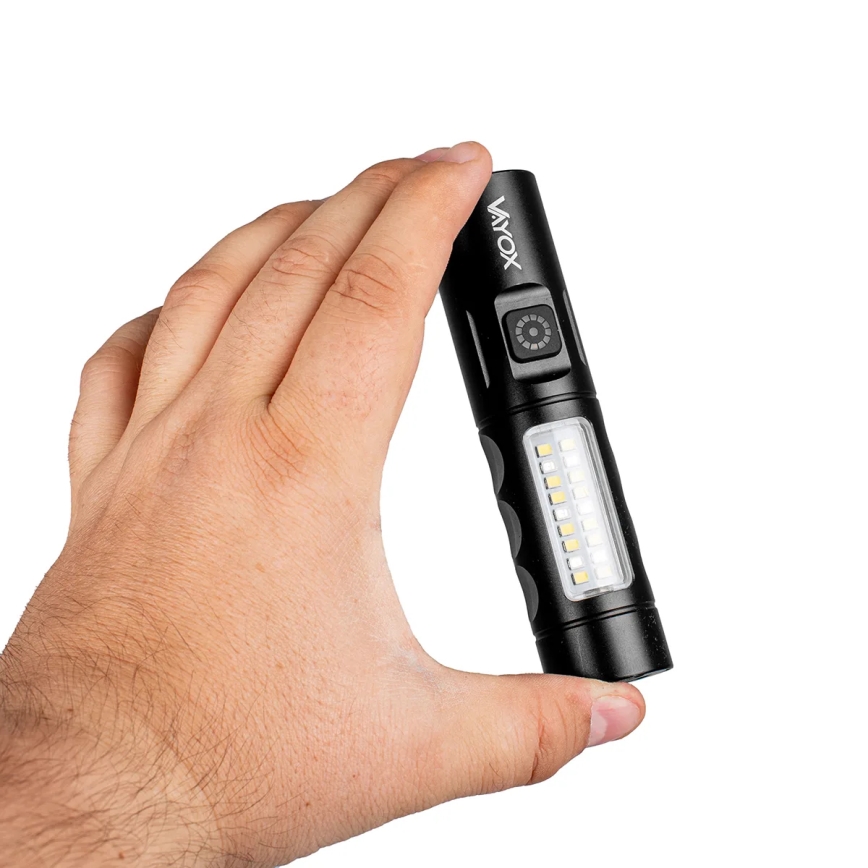 LED Prigušiva punjiva baterijska svjetiljka s crvenim svjetlom LED/5W/5V IPX4 250 lm 2000 mAh