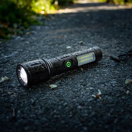 LED Prigušiva punjiva baterijska svjetiljka s crvenim svjetlom LED/5W/5V IPX4 260 lm 2000 mAh