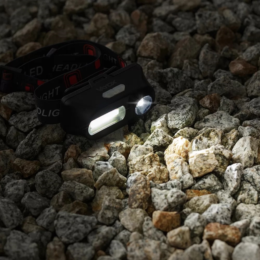 LED Prigušiva punjiva čeona svjetiljka 2xLED/5V IP44 210 lm 2000 mAh