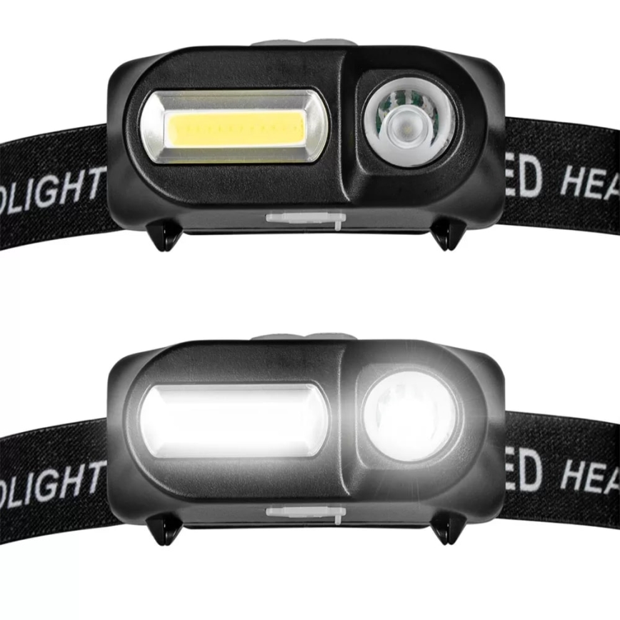 LED Prigušiva punjiva čeona svjetiljka 2xLED/5V IP44 210 lm 2000 mAh