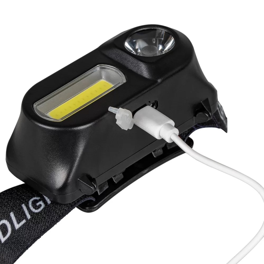 LED Prigušiva punjiva čeona svjetiljka 2xLED/5V IP44 210 lm 2000 mAh