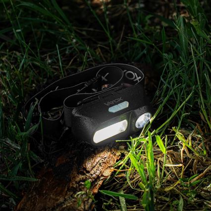 LED Prigušiva punjiva čeona svjetiljka 2xLED/5V IPX4 250 lm 2000 mAh