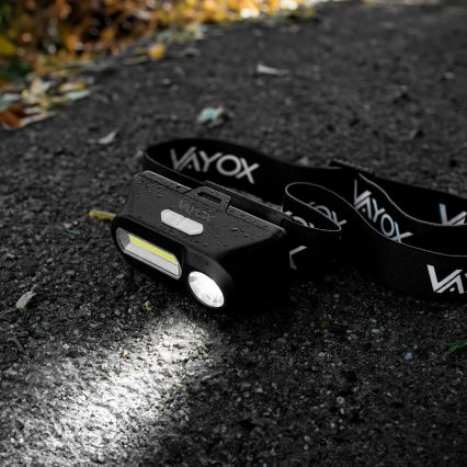 LED Prigušiva punjiva čeona svjetiljka 2xLED/5V IPX4 250 lm 2000 mAh