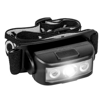 LED Prigušiva punjiva čeona svjetiljka 3xLED/5V IPX4 100 lm 1200 mAh