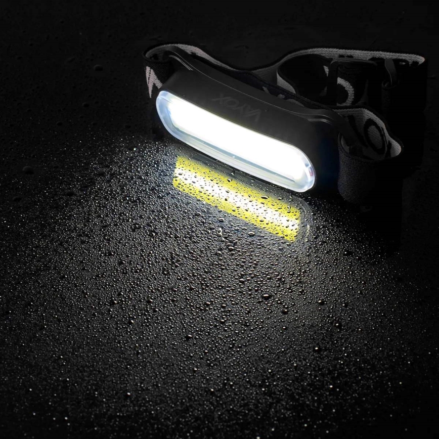 LED Prigušiva punjiva čeona svjetiljka LED/5V IPX4 300 lm 1200 mAh