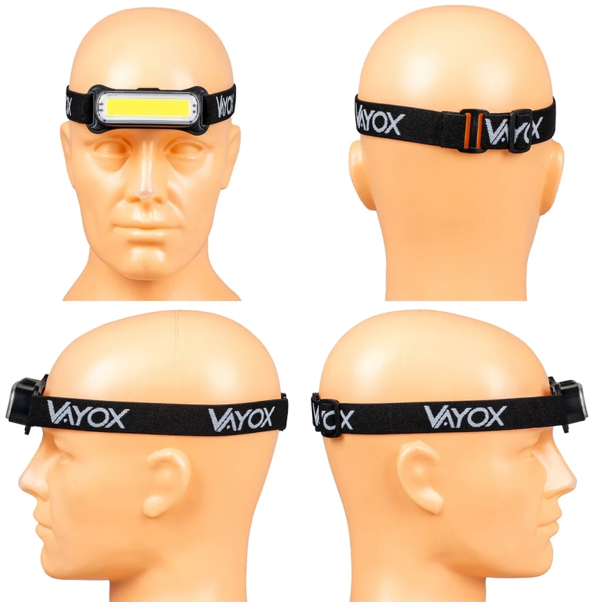 LED Prigušiva punjiva čeona svjetiljka LED/5V IPX4 300 lm 1200 mAh
