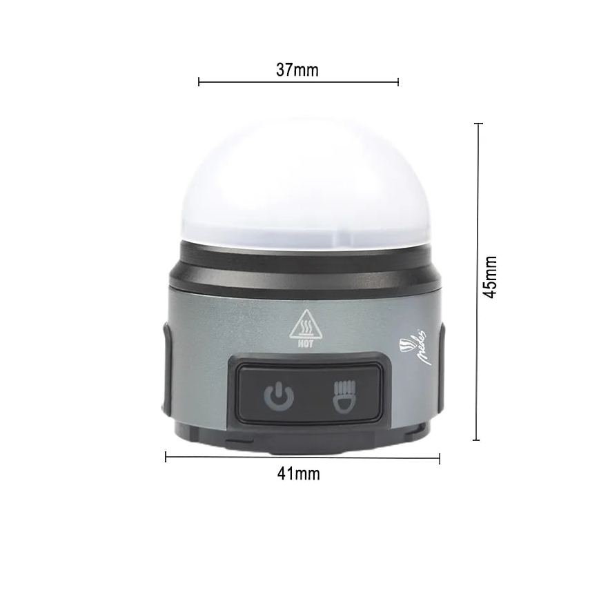 LED Prigušiva punjiva čeona svjetiljka LED/8W/5V IP42 210 lm 800 mAh