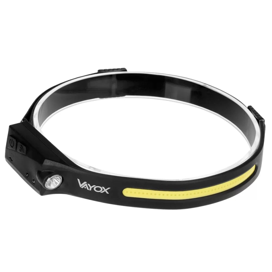 LED Prigušiva punjiva čeona svjetiljka sa senzorom 2xLED/5V IP44 350 lm 1200 mAh