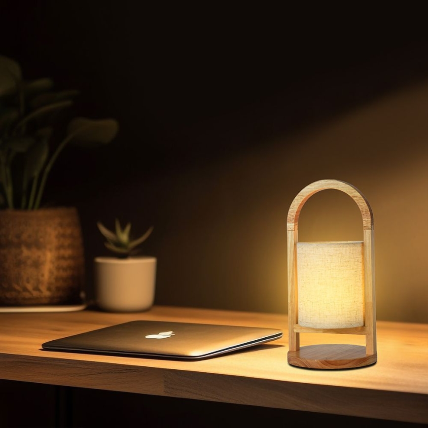 LED Prigušiva punjiva dodirna stolna lampa LED/1,5W/5V 3000K 1800mAh bež