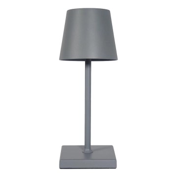 LED Prigušiva punjiva dodirna stolna lampa LED/3,5W/5V 5200mAh siva