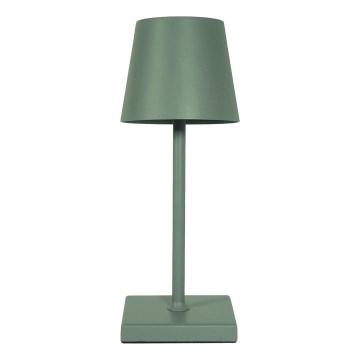 LED Prigušiva punjiva dodirna stolna lampa LED/3,5W/5V 5200mAh zelena