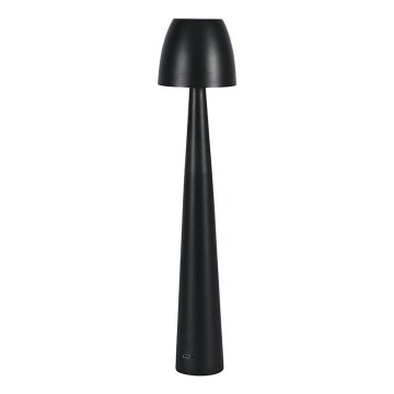 LED Prigušiva punjiva dodirna stolna lampa LED/3W/5V 3000-6000K 1800 mAh crna