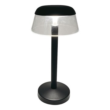 LED Prigušiva punjiva dodirna stolna lampa LED/3W/5V 3000-6000K 1800 mAh crna