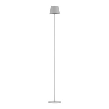 LED Prigušiva punjiva podna lampa 3u1 LED/4W/5V 4400 mAh 3000K IP54 bijela