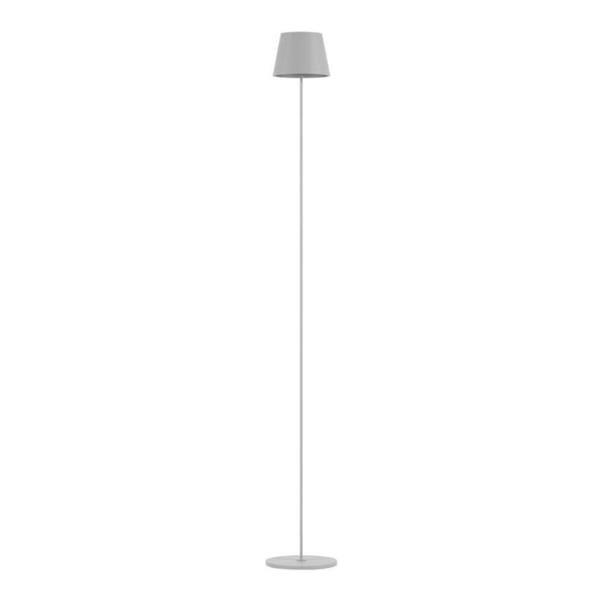 LED Prigušiva punjiva podna lampa 3u1 LED/4W/5V 4400 mAh 3000K IP54 bijela