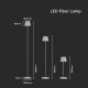 LED Prigušiva punjiva podna lampa LED/4W/5V 4400 mAh 4000K IP54 bijela