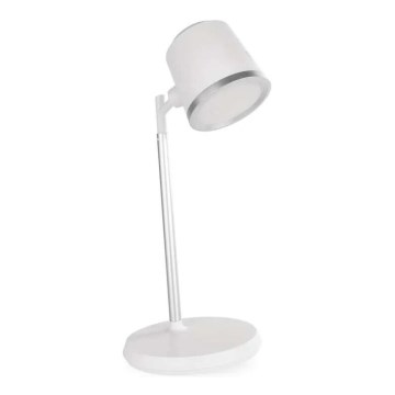 LED Prigušiva punjiva stolna lampa 4u1 LED/6W/3,7V 3000K/4000K/6500K 1500mAh bijela