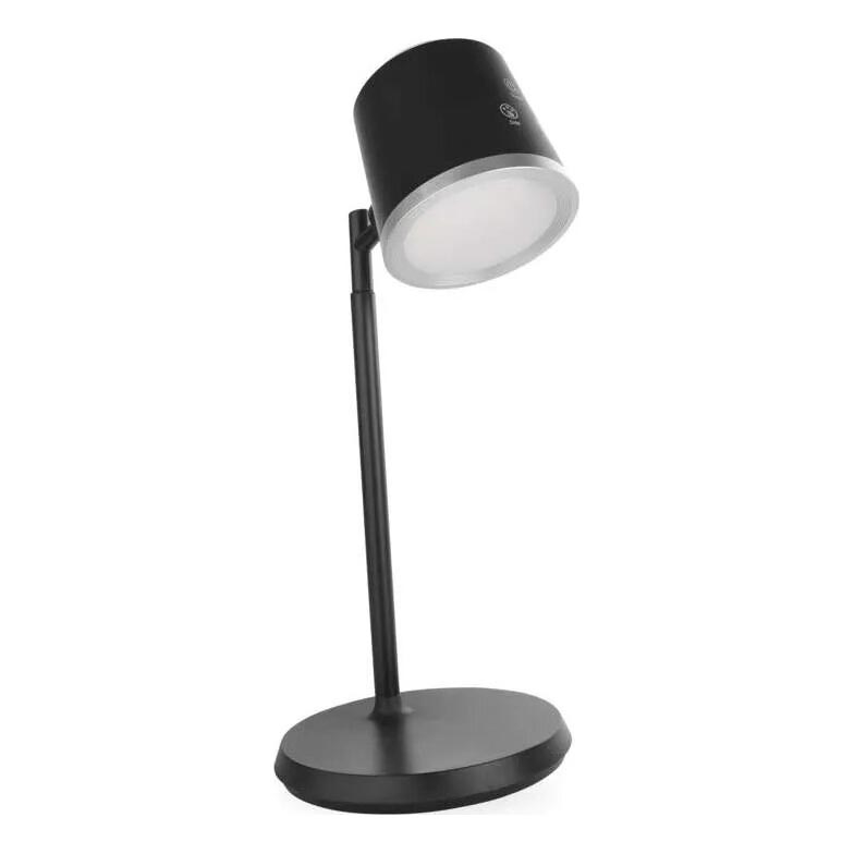 LED Prigušiva punjiva stolna lampa 4u1 LED/6W/3,7V 3000K/4000K/6500K 1500mAh crna