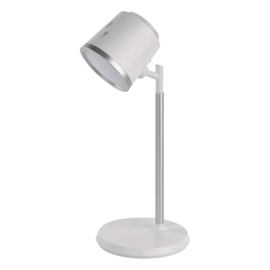 LED Prigušiva punjiva stolna lampa 4u1 LED/6W/3,7V 3000K/4000K/6500K 1500mAh bijela