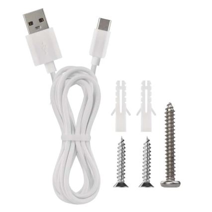 LED Prigušiva punjiva stolna lampa 4u1 LED/6W/3,7V 3000K/4000K/6500K 1500mAh bijela
