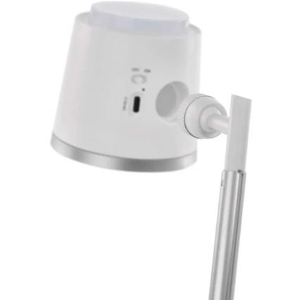 LED Prigušiva punjiva stolna lampa 4u1 LED/6W/3,7V 3000K/4000K/6500K 1500mAh bijela