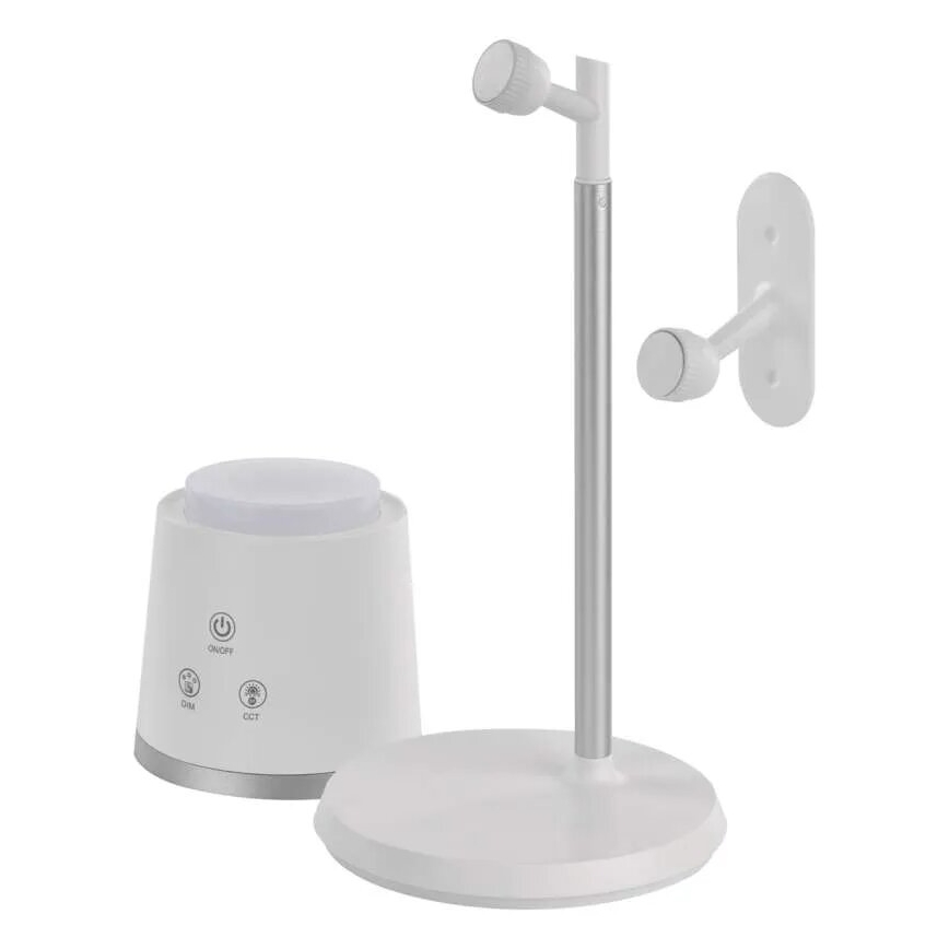 LED Prigušiva punjiva stolna lampa 4u1 LED/6W/3,7V 3000K/4000K/6500K 1500mAh bijela