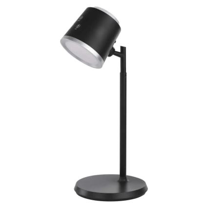 LED Prigušiva punjiva stolna lampa 4u1 LED/6W/3,7V 3000K/4000K/6500K 1500mAh crna