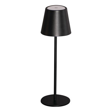 LED Prigušiva punjiva stolna lampa INITA LED/1,2W/1800 mAh IP54 crna