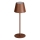LED Prigušiva punjiva stolna lampa INITA LED/1,2W/1800 mAh IP54 smeđa