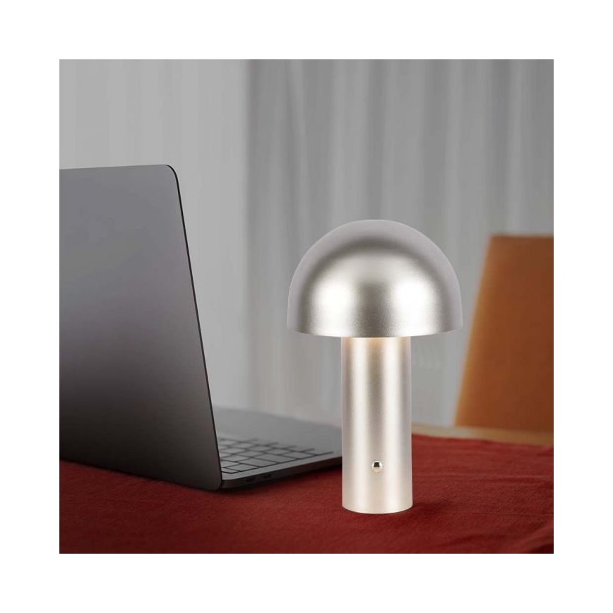 LED Prigušiva punjiva stolna lampa na dodir LED/1W/5V 3000-6000K 1800 mAh zlatna