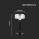 LED Prigušiva punjiva stolna lampa na dodir LED/1W/5V 3000K 1800 mAh crna