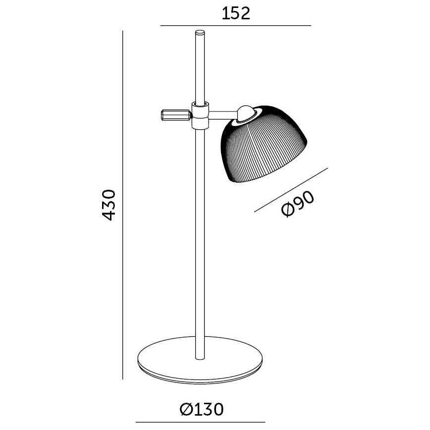 LED Prigušiva punjiva stolna lampa 4u1 LED/3,5W/5V 3000/4000/6500K IP54 1800 mAh crna