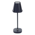 LED Prigušiva punjiva stolna lampa LED/3W/1800 mAh tamno plava