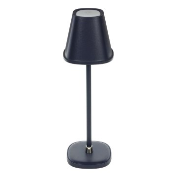 LED Prigušiva punjiva stolna lampa LED/3W/1800 mAh tamno plava