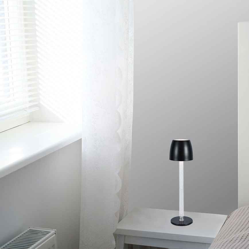 LED Prigušiva punjiva dodirna stolna lampa LED/3W/5V 3000K 1800 mAh bijela