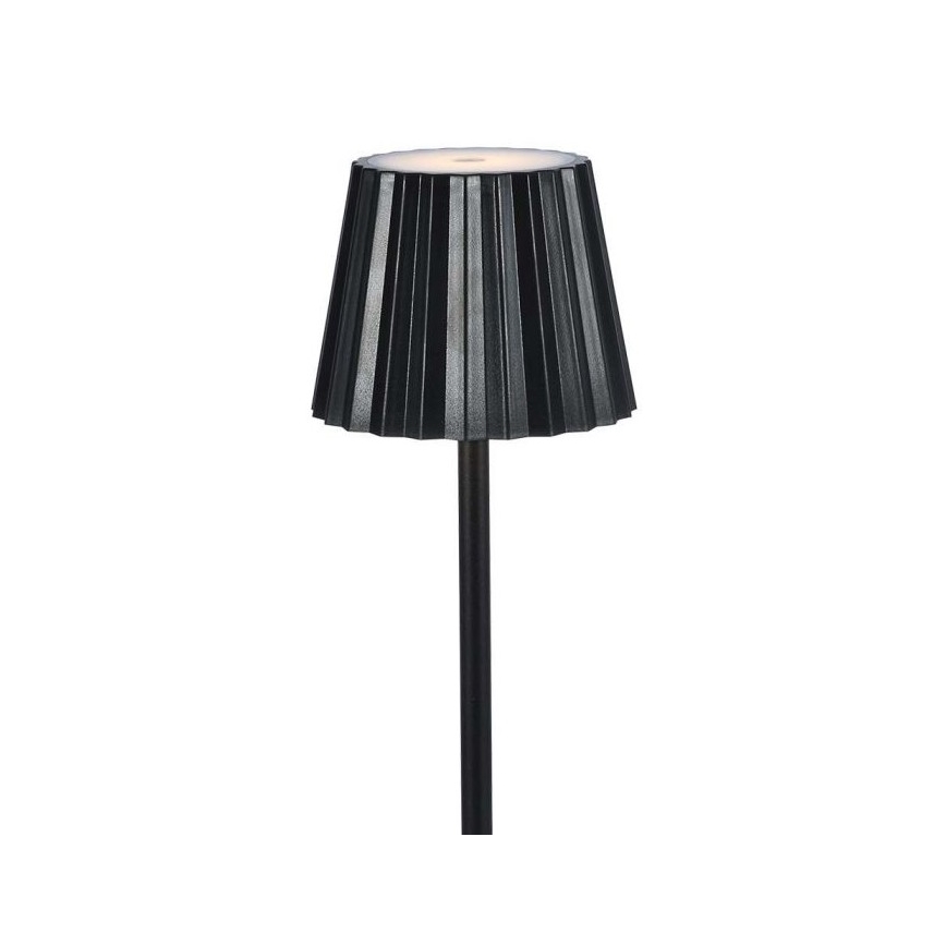 LED Prigušiva punjiva stolna lampa na dodir LED/4W/5V 3000-6000K 1800 mAh crna