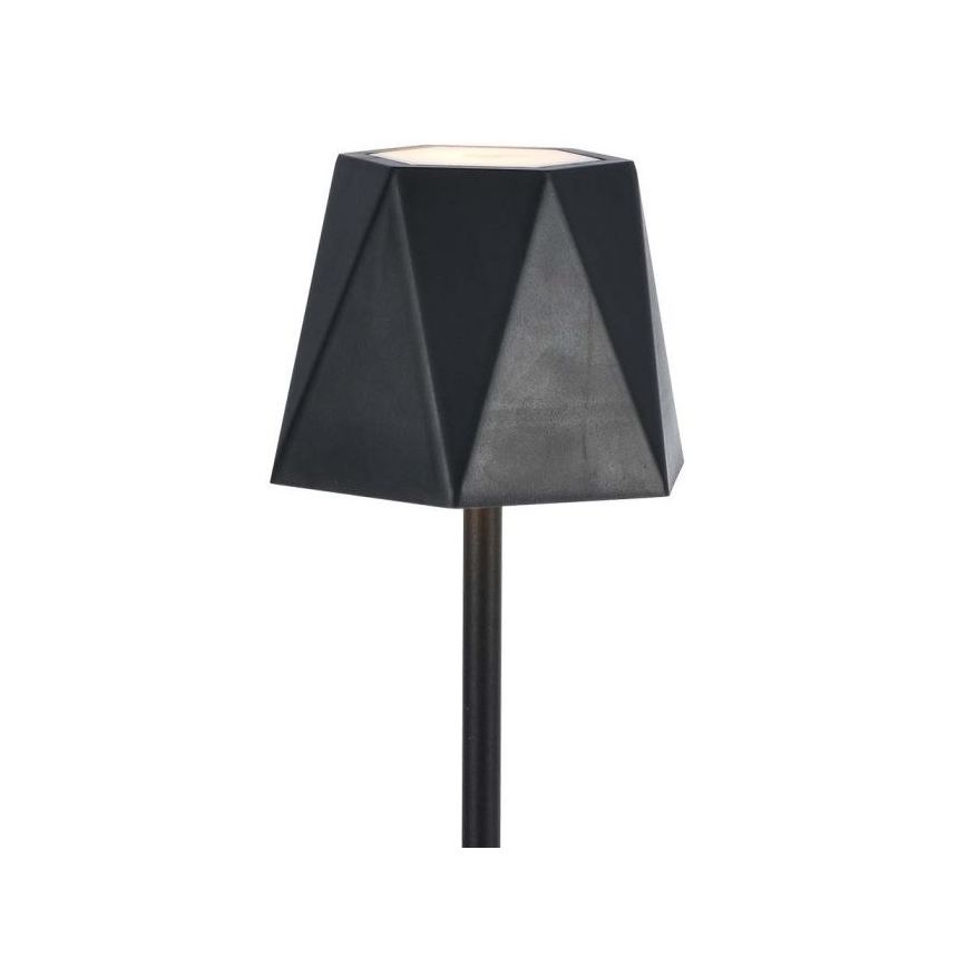 LED Prigušiva punjiva stolna lampa na dodir LED/4W/5V 3000-6000K 1800 mAh crna