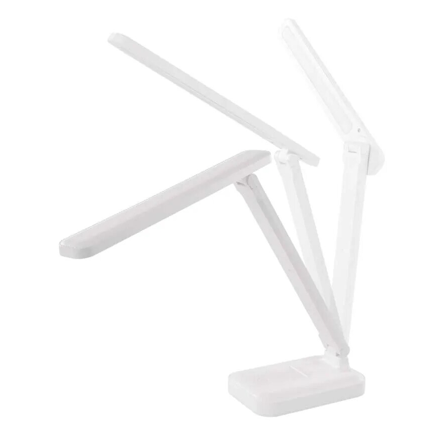 LED Prigušiva punjiva stolna lampa LED/5W/3,7V 3000K/4000K/6500K 800mAh bijela