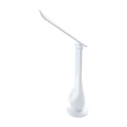 LED Prigušiva punjiva stolna lampa LILLY LED/4W/5V 1200 mAh bijela