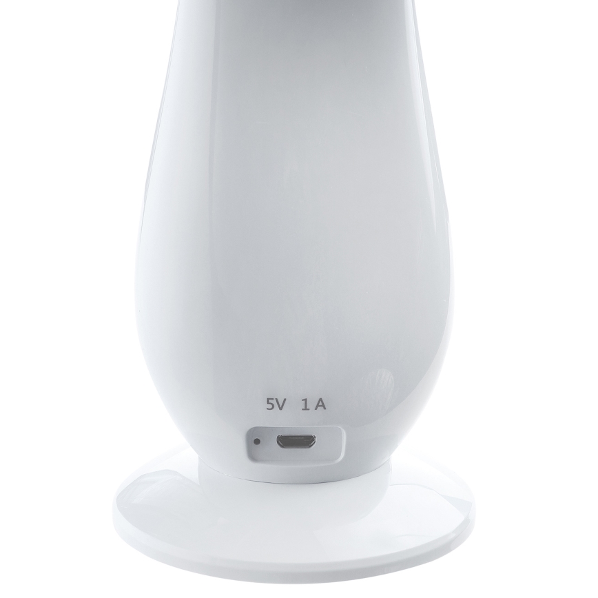 LED Prigušiva punjiva stolna lampa LILLY LED/4W/5V 1200 mAh bijela