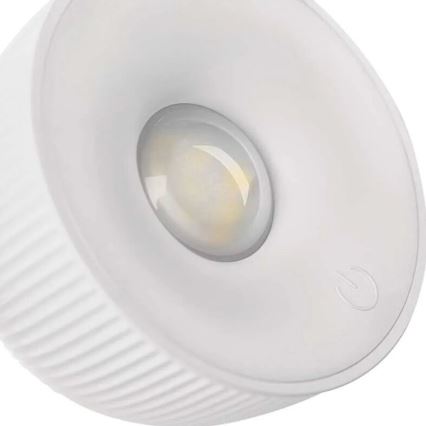 LED Prigušiva punjiva stolna lampa magnetna 4u1 LED/4,2W/3,7V 4000K 1200mAh bijela
