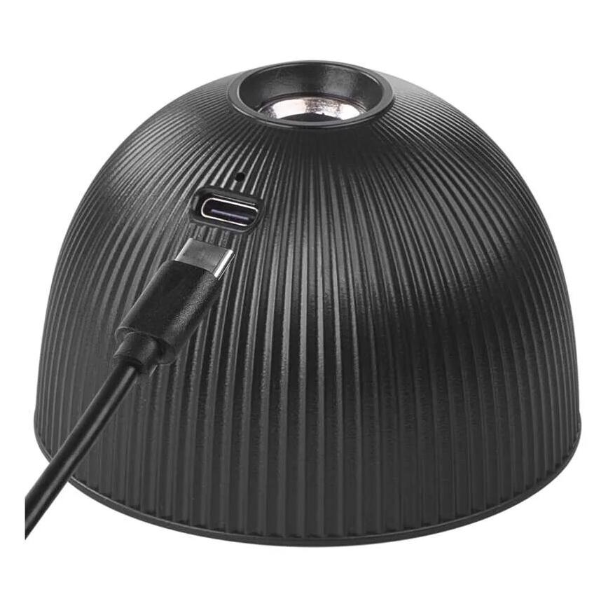 LED Prigušiva punjiva stolna lampa magnetna 4u1 LED/4,2W/3,7V 4000K 1200mAh crna
