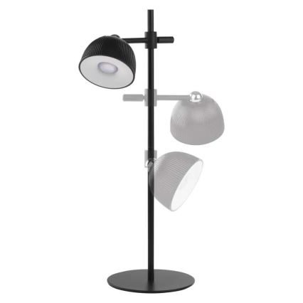 LED Prigušiva punjiva stolna lampa magnetna 4u1 LED/4,2W/3,7V 4000K 1200mAh crna