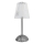 LED Prigušiva punjiva stolna lampa na dodir ELBA LED/1,6W/800 mAh mat krom/prozirna