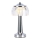 LED Prigušiva punjiva stolna lampa na dodir LED/1W/5V 3000-6000K 1800 mAh sjajni krom