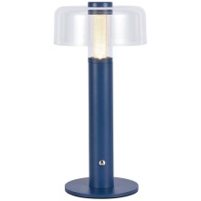 LED Prigušiva punjiva stolna lampa na dodir LED/1W/5V 3000K 1800 mAh plava