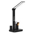 LED prigušiva punjiva stolna lampa NOBLITE P LED/5W/5V 3000/4000/6000K 2200 mAh crna